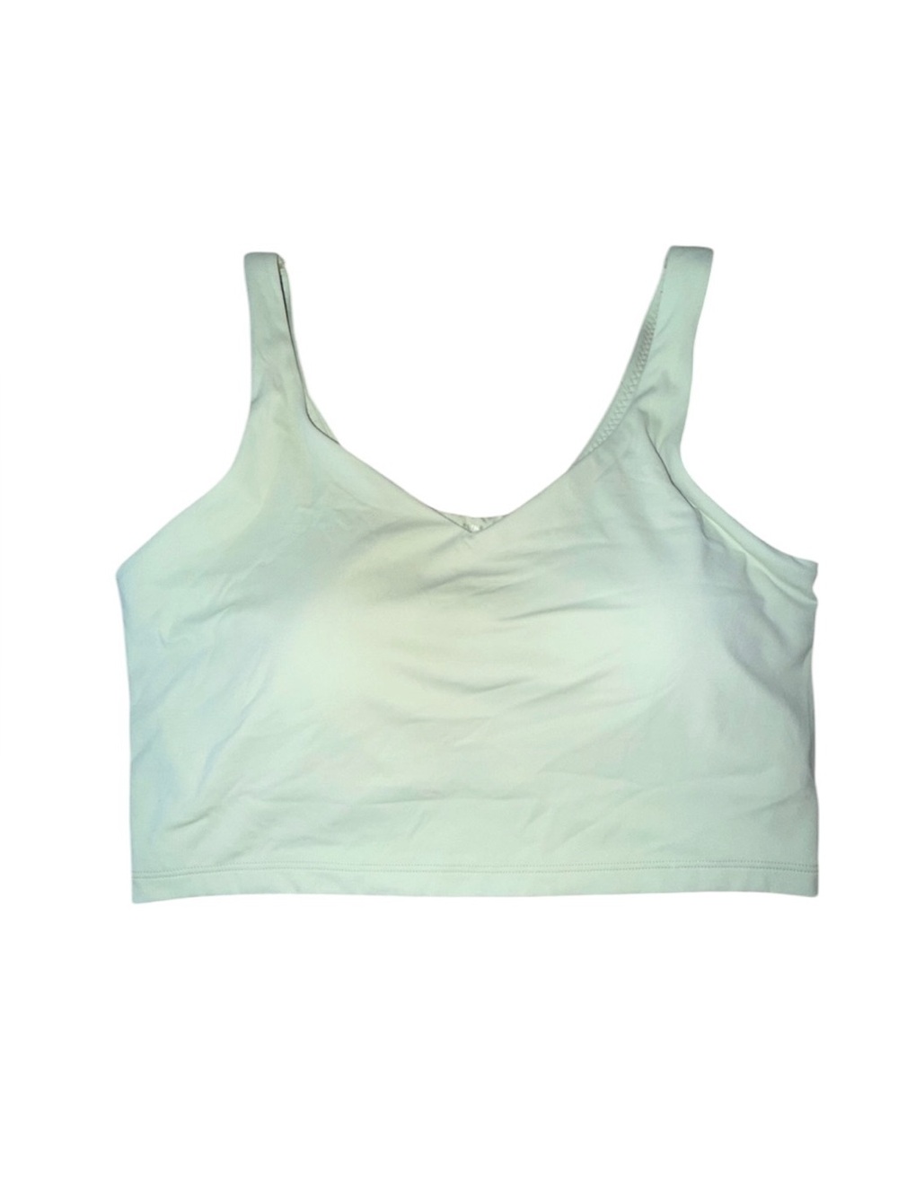 NWT aerie Soft Mint V-Neck Pull-On Sports Bra